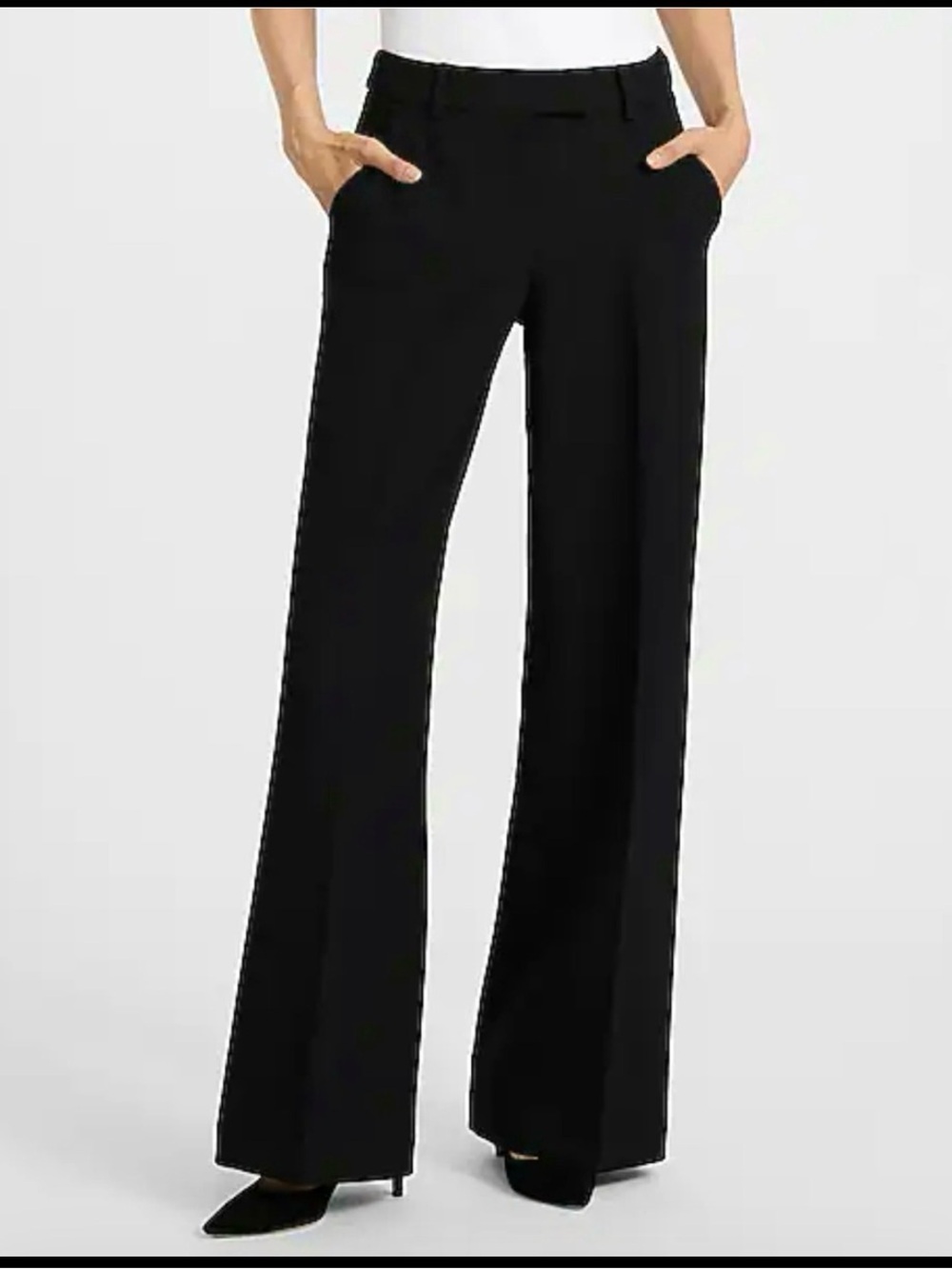 Express Editor mid rise relaxed trouser